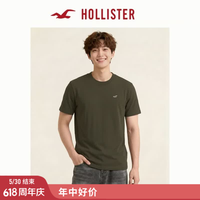 HOLLISTER 美式廓形 男士短袖T恤