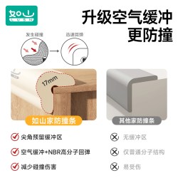 如山 防撞条软包墙角包边角泡沫海绵儿童环保无毒保护桌子婴儿碰撞2米