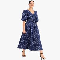 Kate Spade 女士法式海军蓝印花半身裙