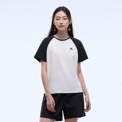 安踏 力韧T丨户外显瘦插肩短袖t恤女夏季圆领宽松透气休闲运动上衣女