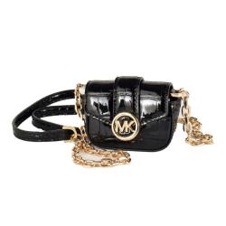 MICHAEL KORS 迷你鳄鱼纹斜挎耳机包单肩包