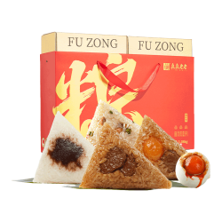 真真老老 粽子礼盒 10粽6味2蛋1080g