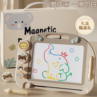 YiMi 儿童画画板磁性力可消除擦写字板宝宝2涂鸦玩具1岁生日六一节礼物