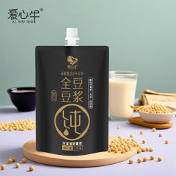 爱心牛 全豆黑豆浆 200g*4袋 即饮豆奶