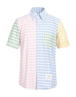 THOM BROWNE 男士格纹衬衫