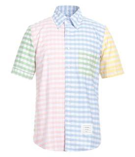 THOM BROWNE 男士格纹衬衫