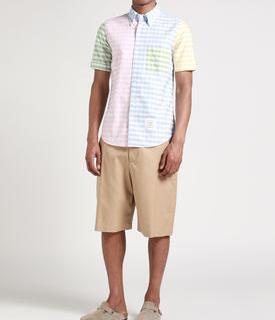 THOM BROWNE 男士格纹衬衫