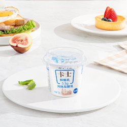 卡士 3.3发酵乳100g酸奶益生菌酸牛奶孕妇儿童学生早餐奶原味杯装
