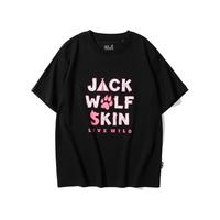 Jack Wolfskin狼爪 WOLF GRAPHIC 女士短袖T恤 黑色 S