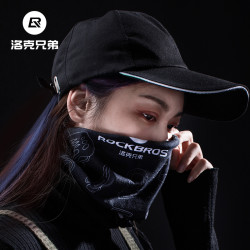 洛克兄弟 魔术头巾骑行围脖套男女自行车户外面罩防风百变