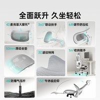  HBADA/黑白调 护腰 人体工学椅