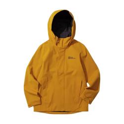 Jack Wolfskin TRAILTIME 防风防水 盏花黄 M 男士冲锋衣