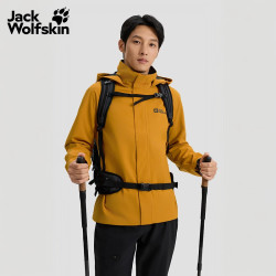 Jack Wolfskin TRAILTIME 防风防水 盏花黄 M 男士冲锋衣