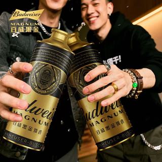 百威 黑金啤酒 浓醇顺滑 1L*2桶