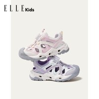 ELLE kids ELLEkids童鞋女童包头凉鞋夏季新款儿童户外运动鞋防滑时尚溯溪鞋