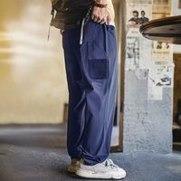 马登 复古 男士休闲长裤