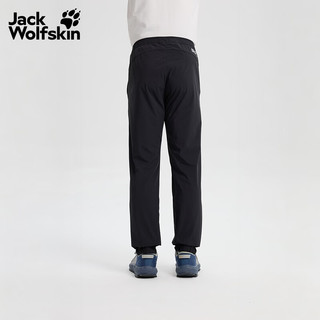 Jack Wolfskin 狼爪 PRELIGHT男士户外轻量高弹防晒长裤 黑色 M