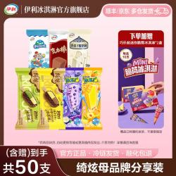 伊利 绮炫冰工厂清爽蓝莓棒冰 2258g（50支）