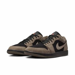 NIKE Jordan Air Jordan 1 AJ1棕黑防滑耐磨低帮男鞋运动复古篮球鞋 IB7109-005 40
