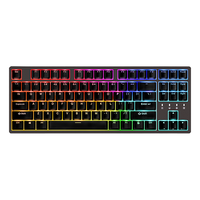杜伽 K320 RGB-NS 樱桃茶轴 极地白 87键 机械键盘