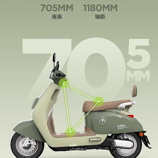 爱玛 A3 72V20Ah铅酸电池 百利米 电动摩托车