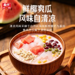 春光 食品海南特产椰奶清补凉 特色小吃椰汁饮品植物蛋白 西瓜椰椰清补凉200g*6