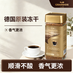 格兰特 哥伦比亚冻干黑咖啡 100g 瓶装 速溶