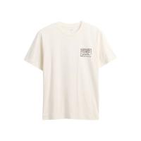Gap 889460 纯棉logo印花圆领短袖T恤 象牙白 XS
