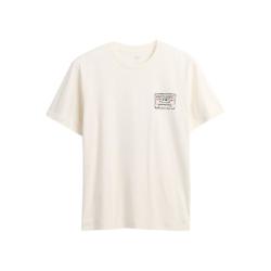 Gap 889460 纯棉logo印花圆领短袖T恤 象牙白 XS