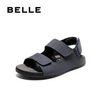  BeLLE/百丽 魔术贴 男士凉鞋