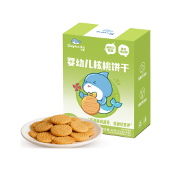 卡豚 婴幼儿核桃饼干 钙铁锌 80g