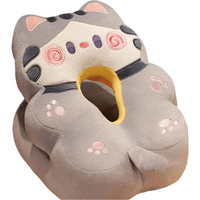 艾薇 午睡趴睡枕 灰猫 靠垫