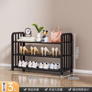 J'TINA 乔缇娜 免安装多层窄型鞋架 白色 5层