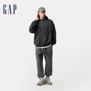 Gap 720846 微弹中腰直筒束脚牛仔裤 灰色 S(165/76A)