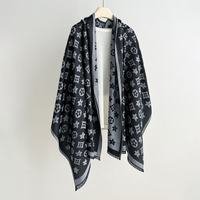 FOURDATRY 2026夏季新款百搭印花长巾女士日常外搭出游两用时尚包头巾围脖批