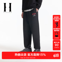 SEASON HIGH 男装NFL联名秋季休闲裤德州人队松紧束脚裤S2541D007 玛瑙黑色BLACK ONYX M (175)