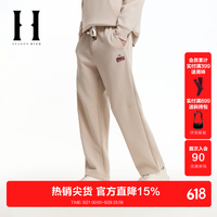 SEASON HIGH 男装NFL酋长队春季新款抽绳松紧宽松休闲裤长裤子S2611D003 C13心羽灰色