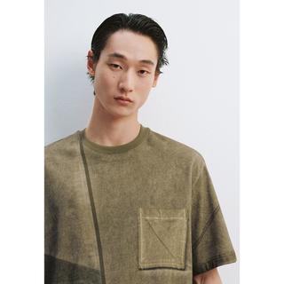 URBAN REVIVO UML450119 100%棉 男士T恤