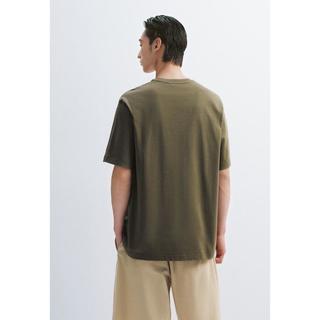 URBAN REVIVO UML450119 100%棉 男士T恤