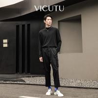 威可多 男士时尚舒适亲肤通勤休闲街头风百搭男款日常牛仔长裤