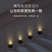 QIFAN 新款充电小夜灯门牌氛围灯节能入门人体感应灯起夜壁灯