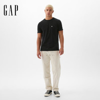 Gap 857901 纯棉Logo口袋 黑色 S码 男士T恤