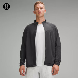 lululemon Stretch Ventilated 男士跑步夹克 透气 石墨灰 XS