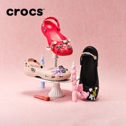 crocs 白鹿同款经典芭蕾鞋舒适轻便休闲鞋女鞋