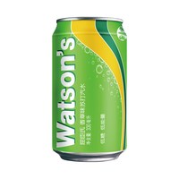 屈臣氏 香草味苏打汽水330ml*24罐气泡水低糖混饮百搭清爽调酒
