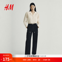 H&M 女装蕾丝镶嵌衬衫 1311905