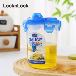 LOCK&LOCK 塑料油壶 490ml 厨房家用酱油醋调料瓶 食品级PP材质 密封不漏油