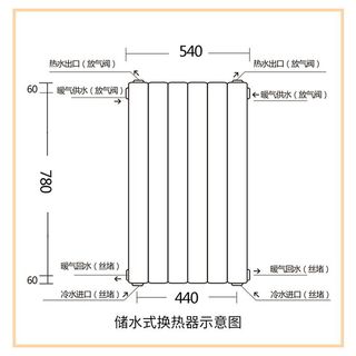  鲁本斯 即热式 钎焊储水式换热器