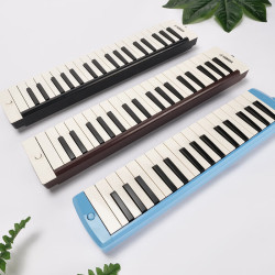 YAMAHA 口风琴P-32D/P37键儿童学生初学课堂教学专业演奏吹奏乐器 37键红棕色P-37D