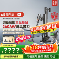 米家 无线吸尘器3基站版自动集尘家用自营 大吸力手持 无线吸尘器绿光